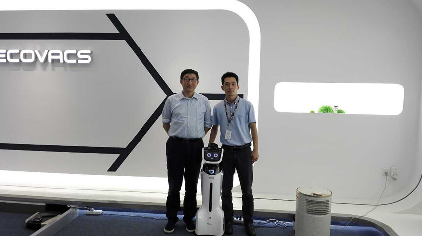 服务机器人国内领头企业科沃斯与萝卜库CEO洽谈合作
