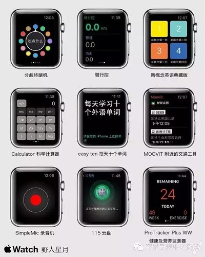 【攻略】Apple Watch常用软件推荐 另附搜索A