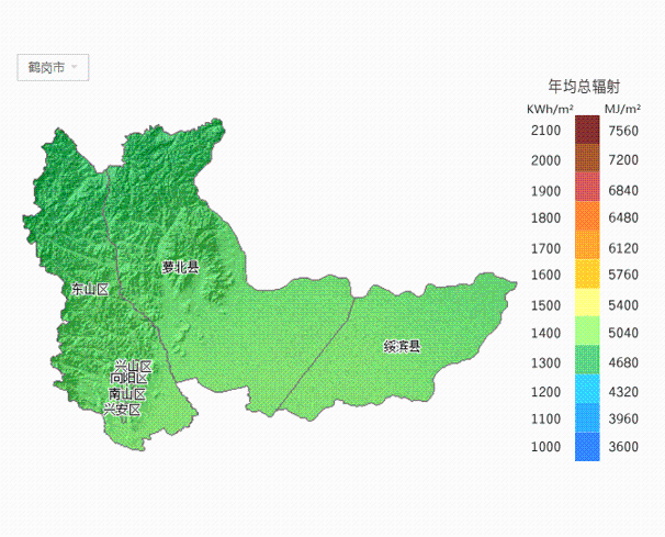 【收藏】黑龙江省所属各市太阳能资源分布地图出炉