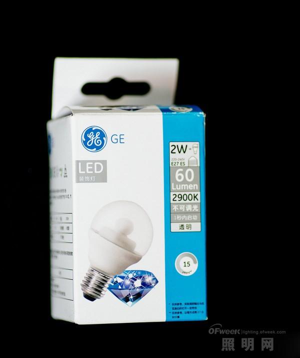 5款GE通用电气2W LED灯泡评测