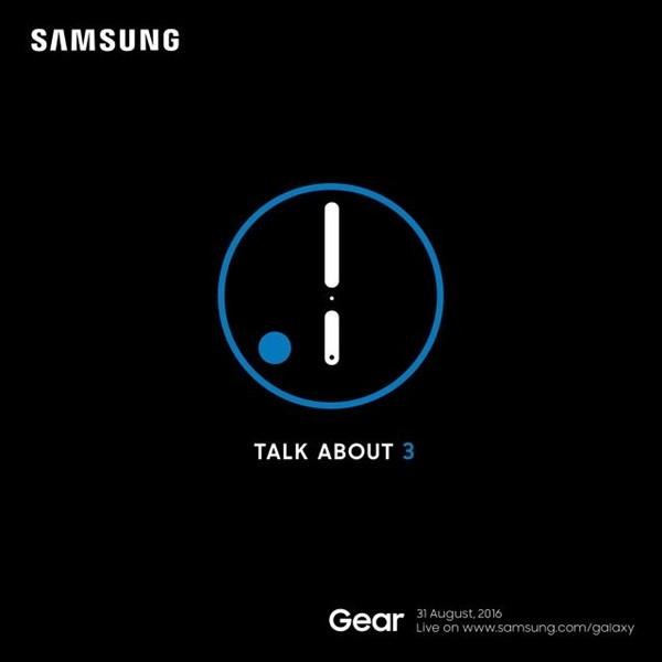 三星Gear S3智能手表8月31发布 三星与苹果开战在即