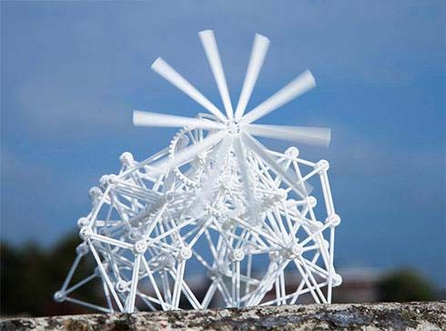 3D打印技术助艺术家打造风力动物