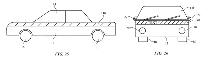 苹果汽车新专利：安装灯条为其他驾驶员提供更多车辆信息