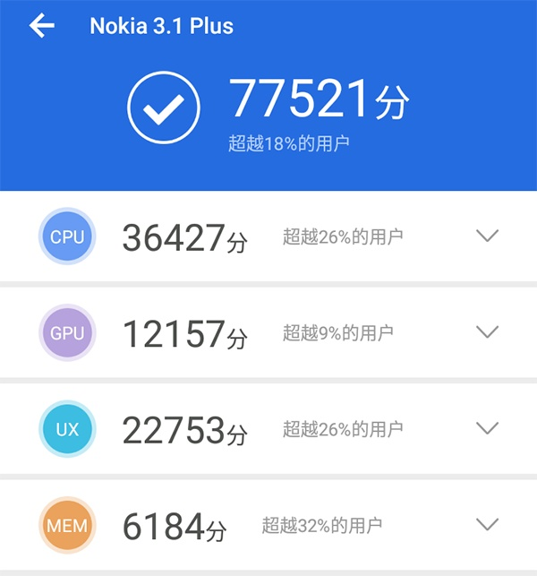 Nokia 3.1 Plus评测:千元全面屏,实用最重要