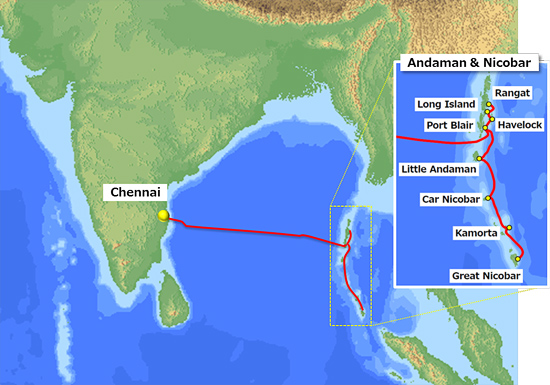 印度金奈-安达曼和尼科巴群岛海缆建设获监管许可