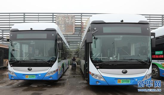 郑州：新增20台氢燃料电池公交车上线