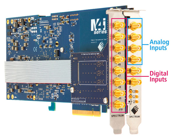 Spectrum仪器PCIe数字化仪可额外扩展8个数字输入