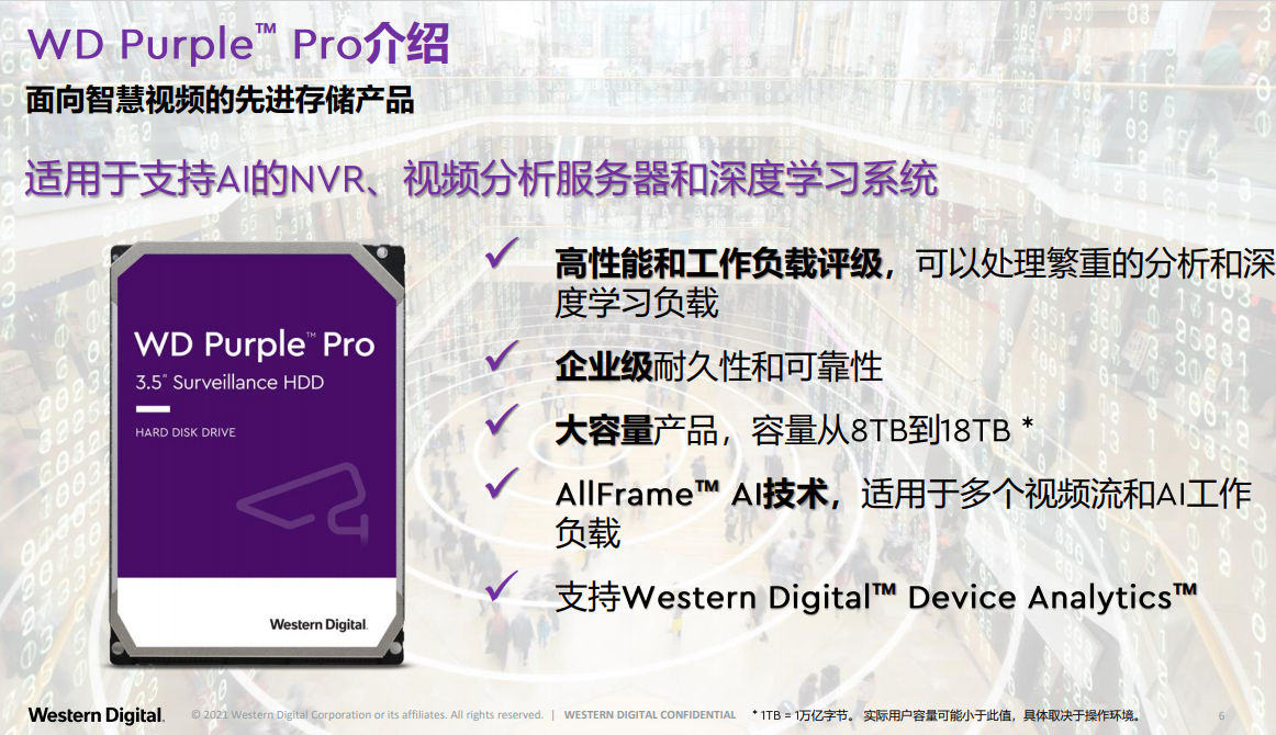 西部数据推出WD Purple Pro系列，全面满足智慧视频需求