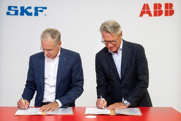 ABB与斯凯孚签署谅解备忘录，加大在工业自动化领域的合作