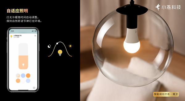 小燕科技HomeKit智能灯泡，打造极致调光体验