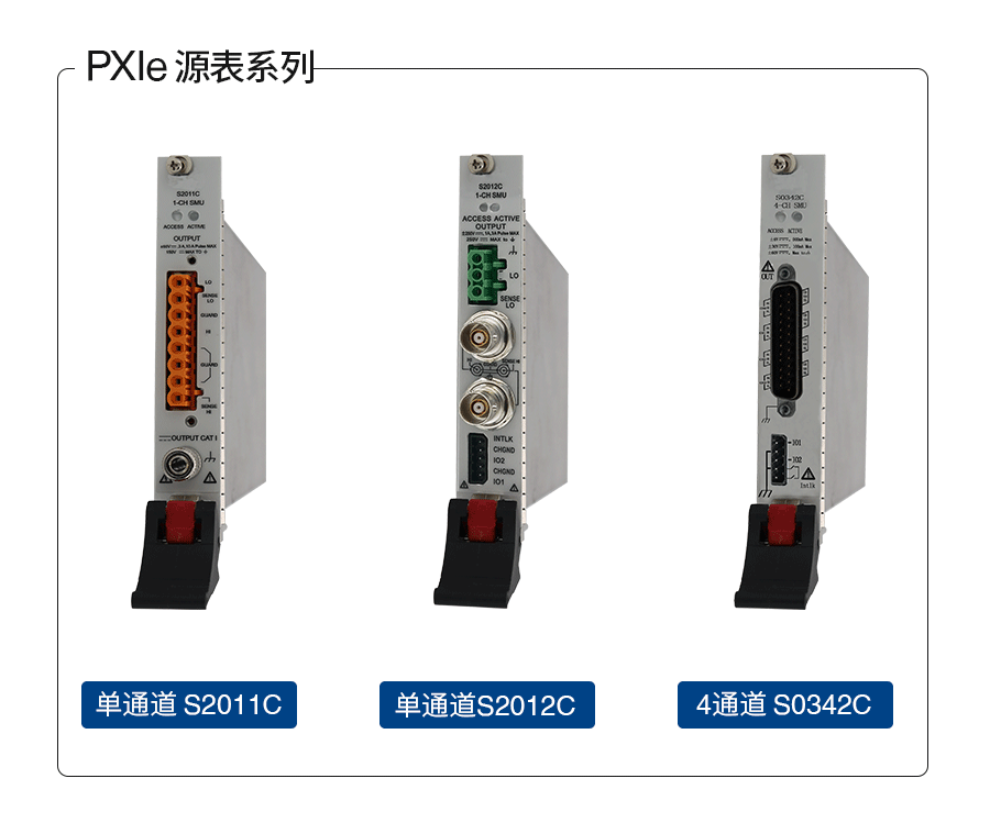 联讯仪器全新推出200V PXIe 精密源表S2012C