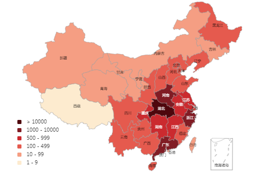 2022中国新冠感染地图图片