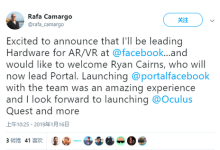 脸书聘请谷歌AR/VR负责人