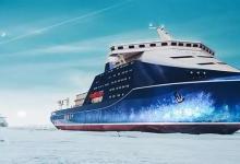 俄羅斯開造最強破冰船：排水量6.97萬噸、能秒破4米冰層