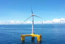 禾望助力中国首台漂浮式海上风机并网发电