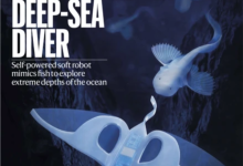 浙大深海软体机器鱼登上《自然》杂志封面