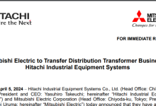日立拟收购三菱电机日本配电变压器业务